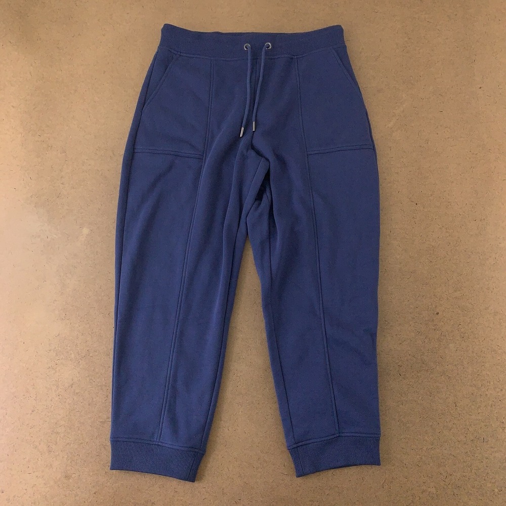 Banana Republic Women's Size Medium Blue Cloud Fleece Utility Jogger Pants New
